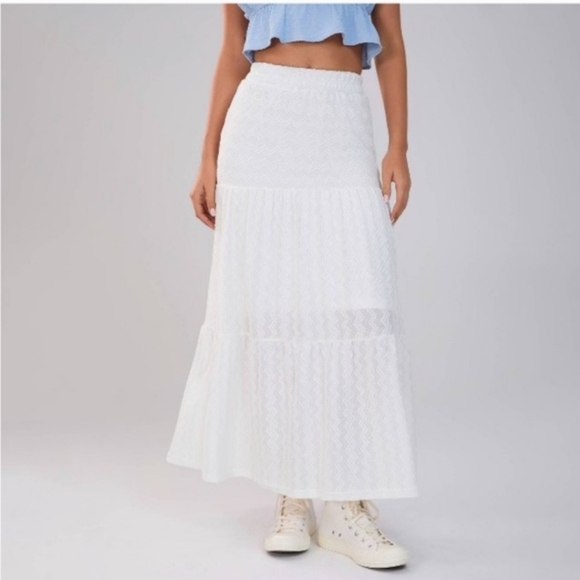 Wild Fable White A-Line Maxi Skirt - Picture 1 of 11